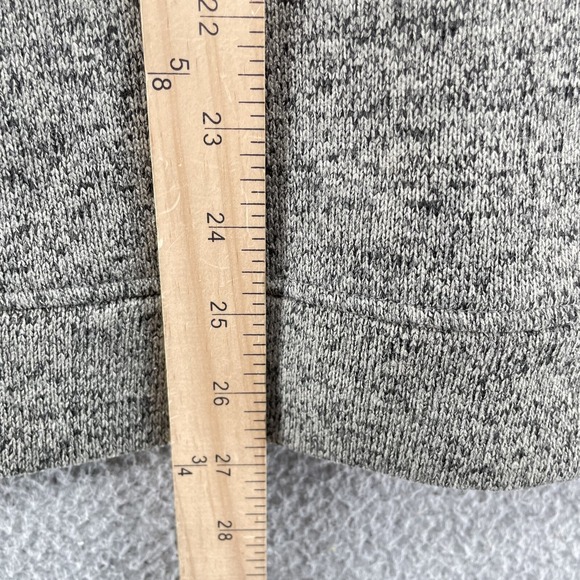 Eddie Bauer Sweatshirt Men Large Gray 1/4 Snap Pullover Gorpcore Minimalist Golf - Picture 6 of 11